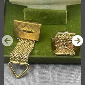 VNTAGE GOLD CUFFLINKS FROM THE MICH... COLLECTION